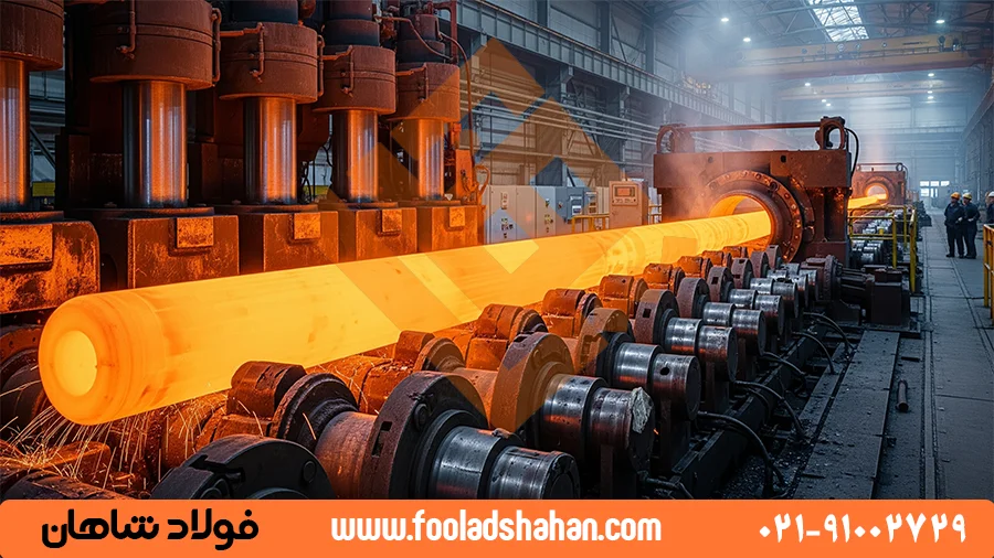 مراحل تولید لوله مانیسمان از شمش فولادی