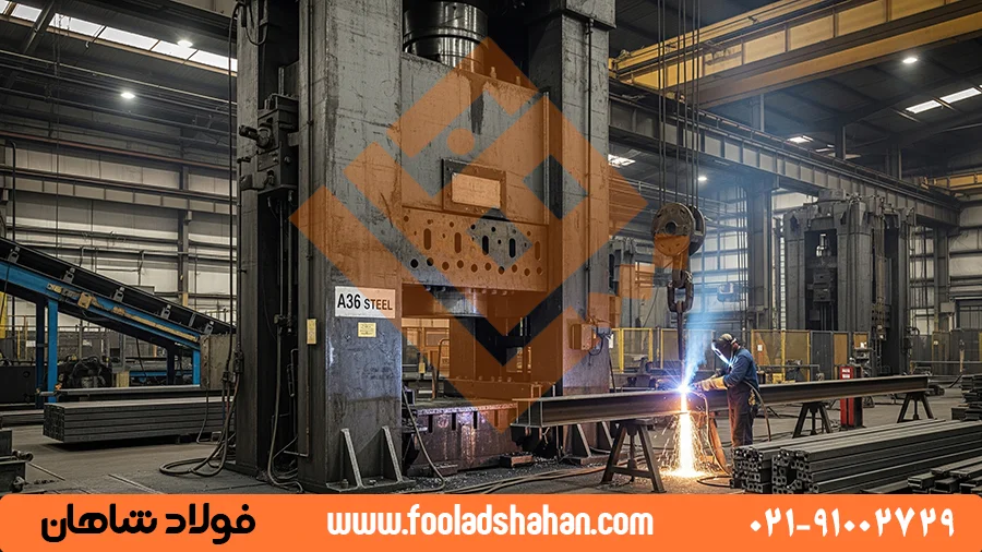 تجهیزات و ماشین‌آلات صنعتی ساخته شده از فولاد