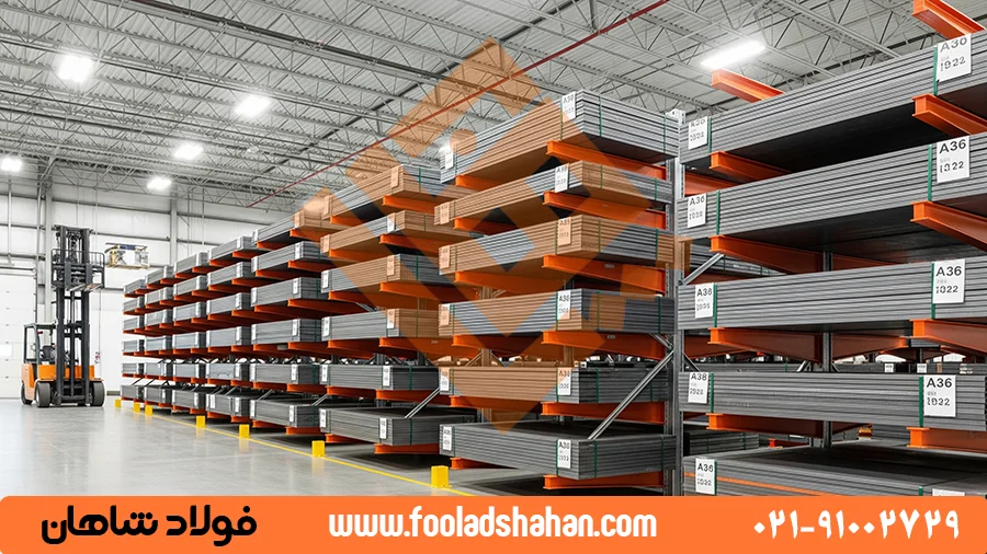 انبارداری صحیح ورق فولادی A36
