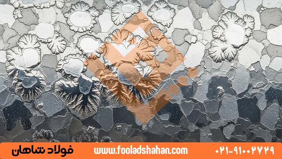 انواع اسپنگل روی سطح ورق گالوانیزه