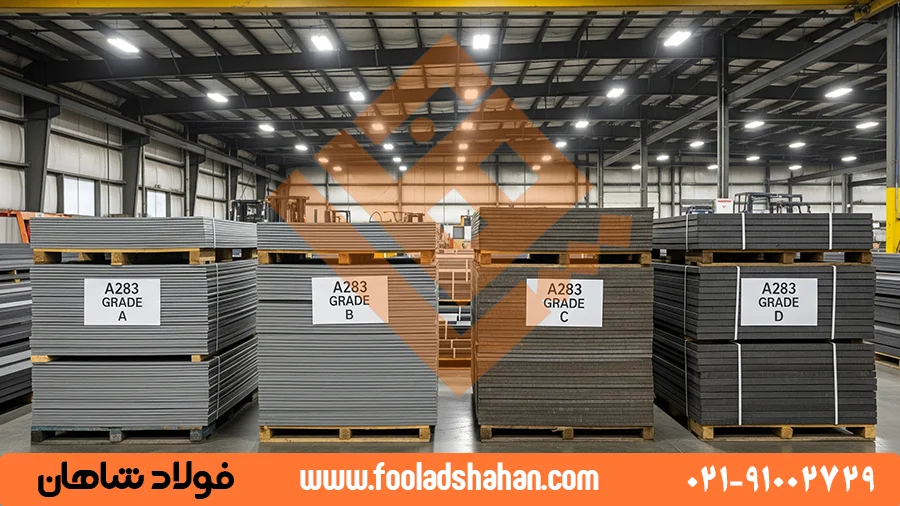  انتخاب گرید مناسب ورق A283