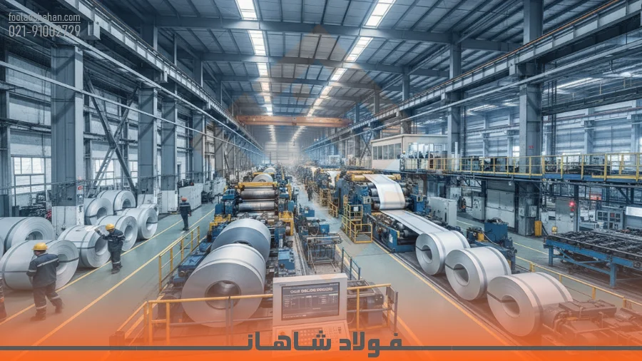 ورق گالوانیزه در ابعاد مختلف برای پروژه‌های ساختمانی