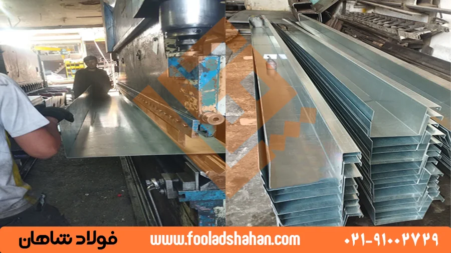 دستگاه رول فرمینگ تولید پروفیل آبرو گالوانیزه