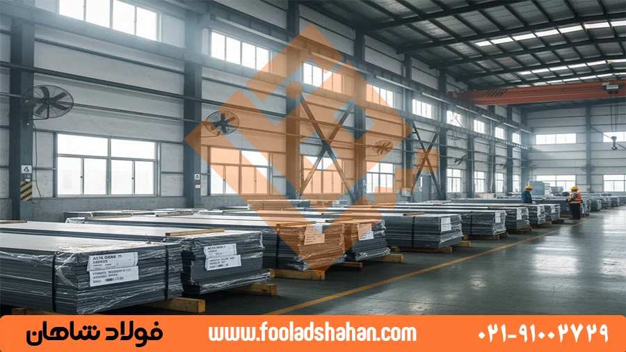 ورق A516 چیست؟ راهنمای جامع فولاد شاهان برای انتخاب و کاربرد در صنایع فولاد و آهنآلات 8 انبارداری و نگهداری صحیح ورق A516