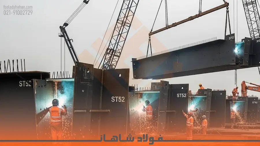 کاربرد ورق سیاه فابریک ST52 در ساخت اسکلت فلزی عظیم