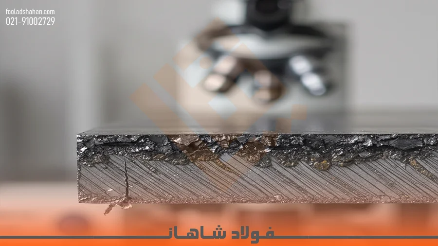 تحلیل متالورژیک و ساختار کریستالی ورق سیاه نورد گرم 