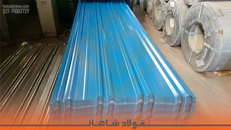 ورق گالوانیزه فرمینگ ذوزنقه صنعتی