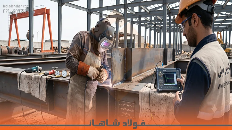 بازرسی جوش ورق سیاه ساختمانی