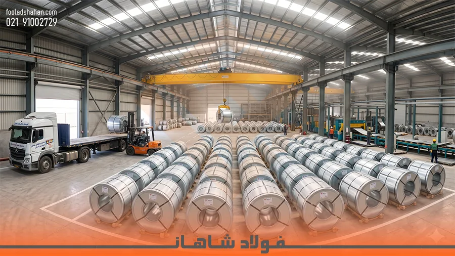 خط تولید ورق گالوانیزه تاراز چهارمحال